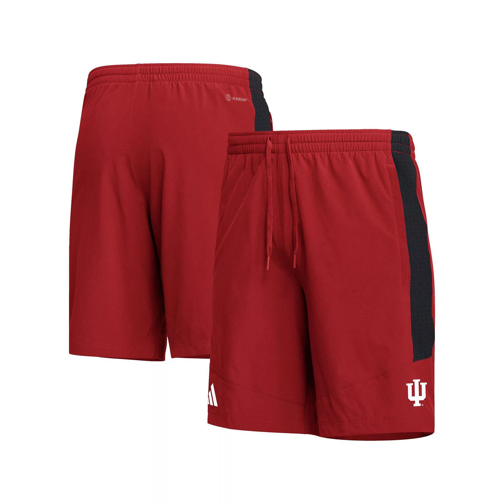 Mens adidas Crimson Indiana Hoosiers AEROREADY Shorts Product Image