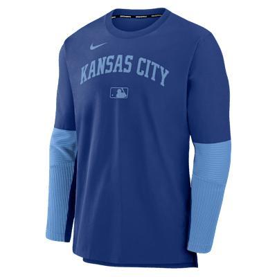 Kansas City Royals Authentic Collection Player Nike Men's Dri-FIT MLB Pullover Sweatshirt Product Image