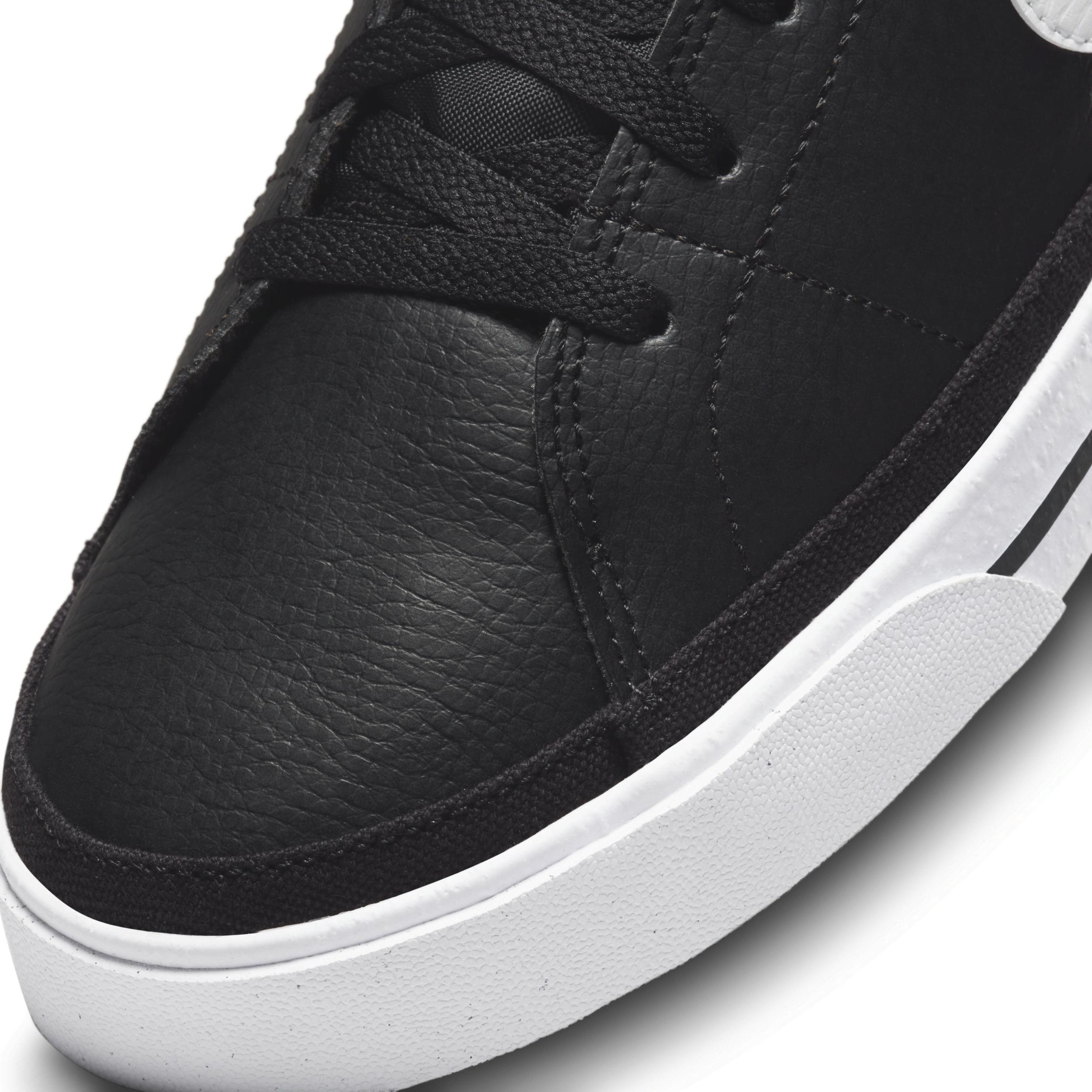 Nike Court Legacy Men's Shoes, Size: 14, White Black Ochre Product Image