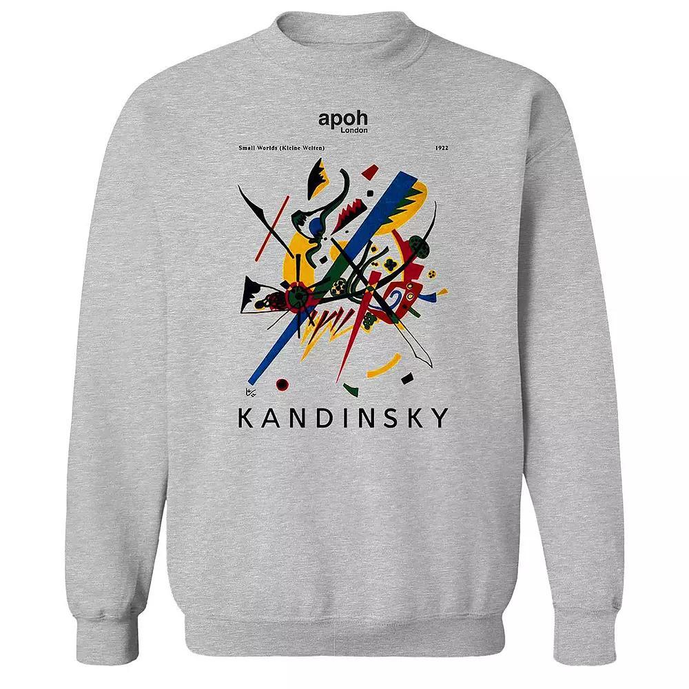 Men's apoh - Kandinsky Small Worlds Graphic Sweatshirt, Size: XL, Sport Gray Product Image