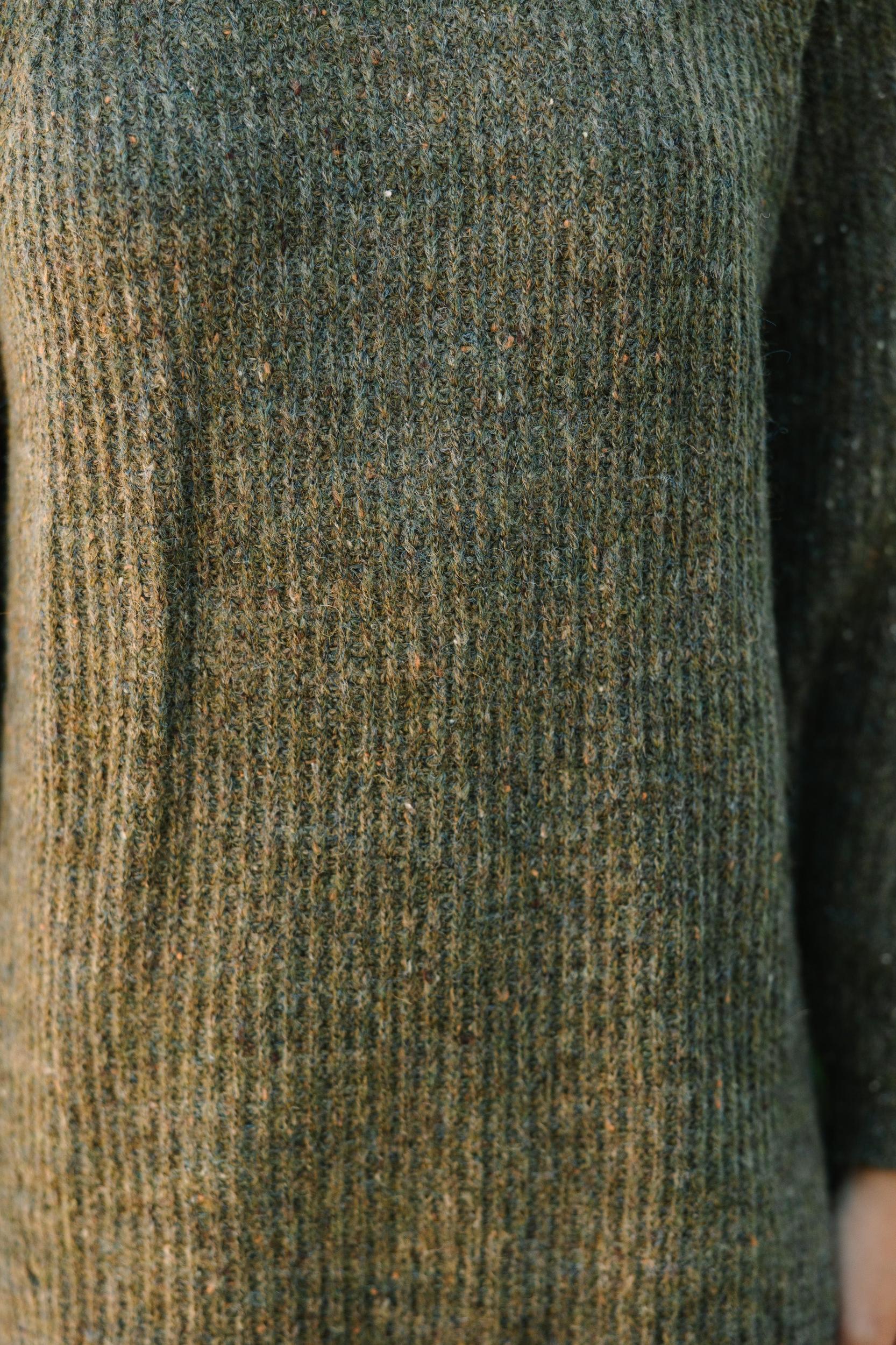Feeling It Sweater Olive Green Dress Female Product Image