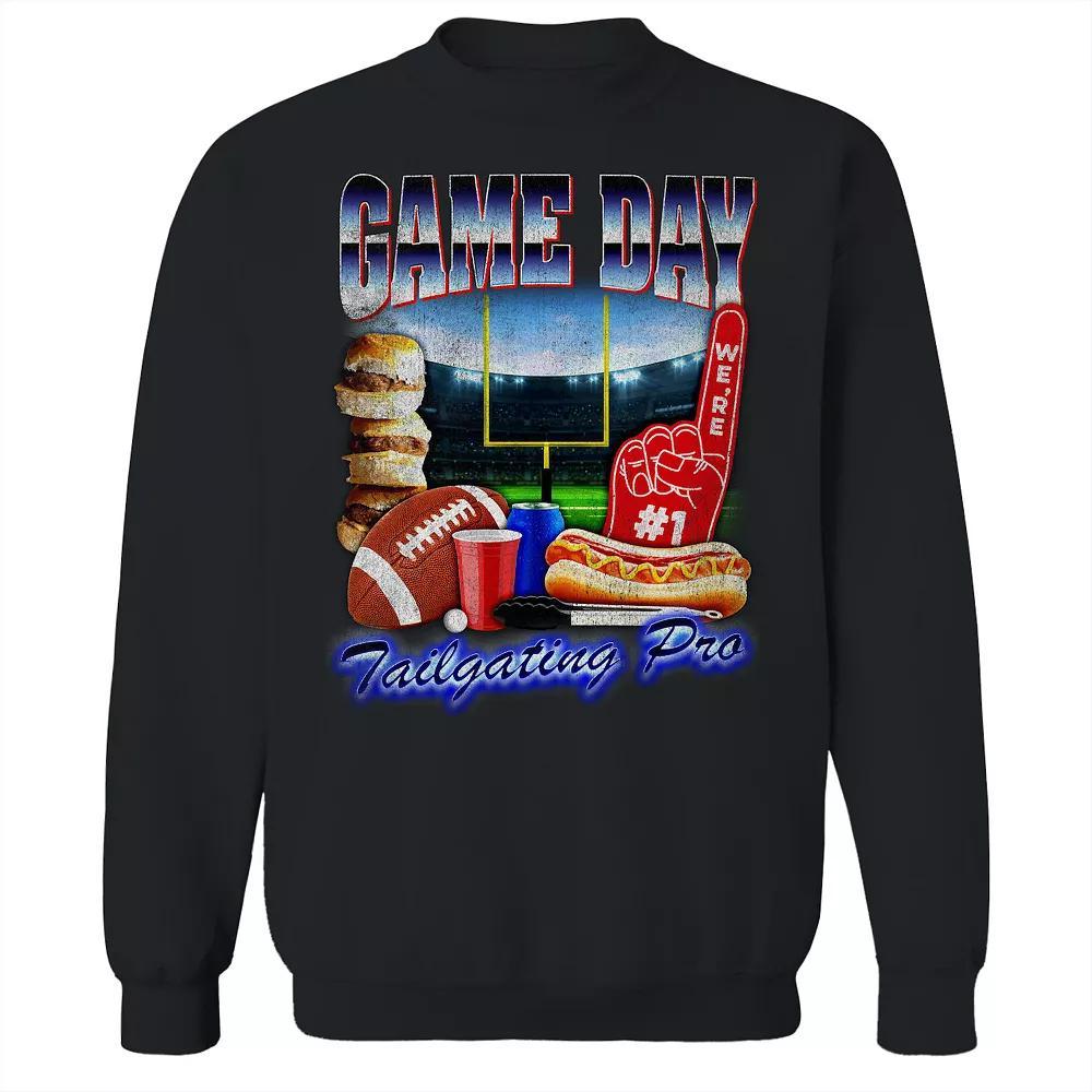 Men's COLAB89 Game Day Tailgating Graphic Sweatshirt, Size: Large, Black Product Image
