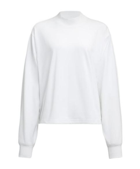 ALAÏA Long-sleeved T-shirt In White Product Image