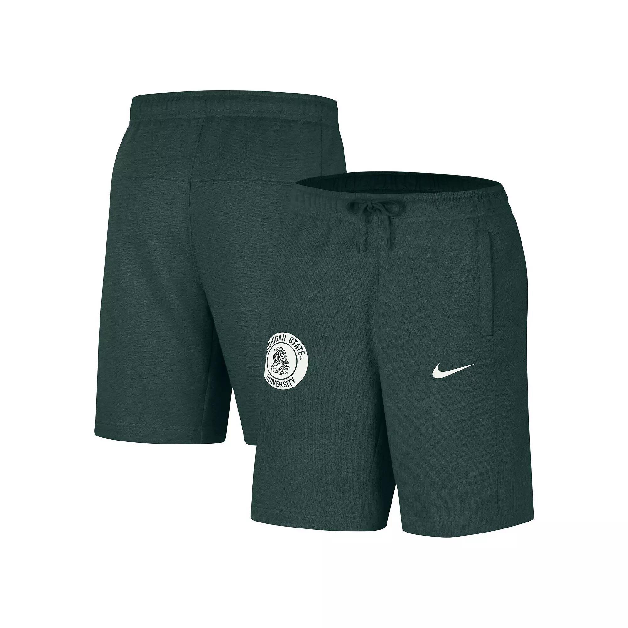 Men's Nike Green Michigan State Spartans Logo Shorts, Size: Medium Product Image