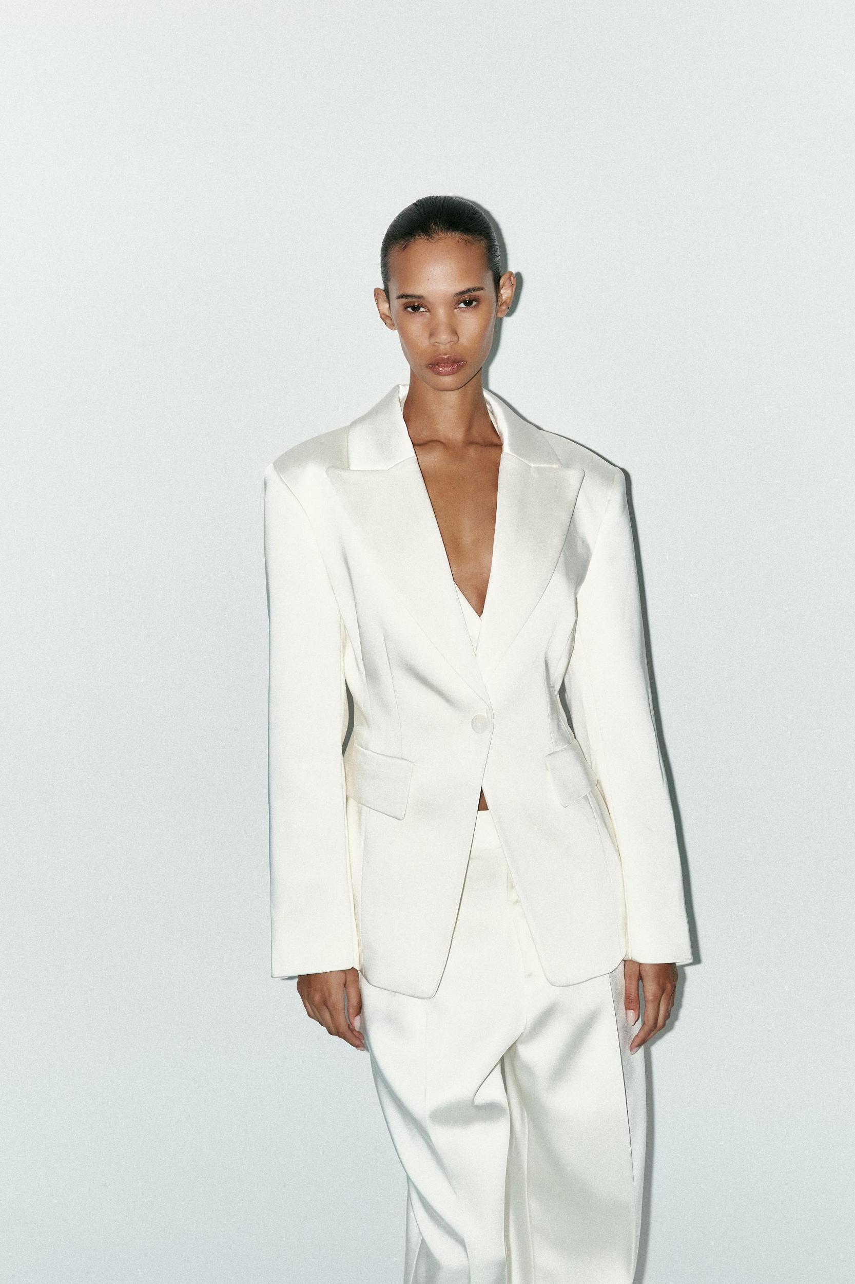 SATIN BLAZER Product Image