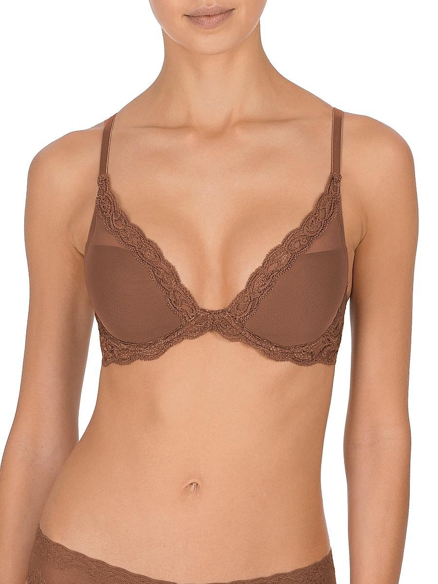 Womens Feathers Plunge T-Shirt Bra Product Image