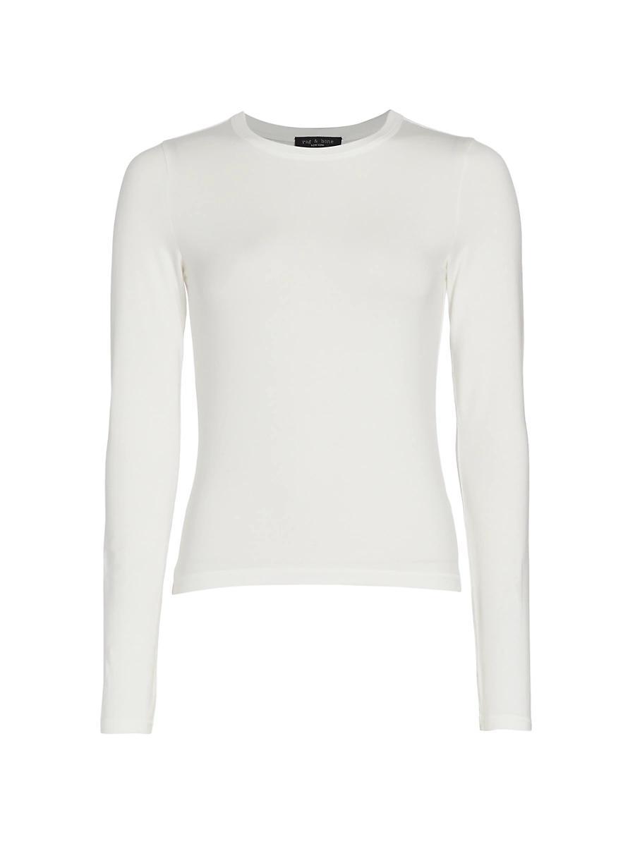 rag & bone Luca Slim Long Sleeve Tee Product Image