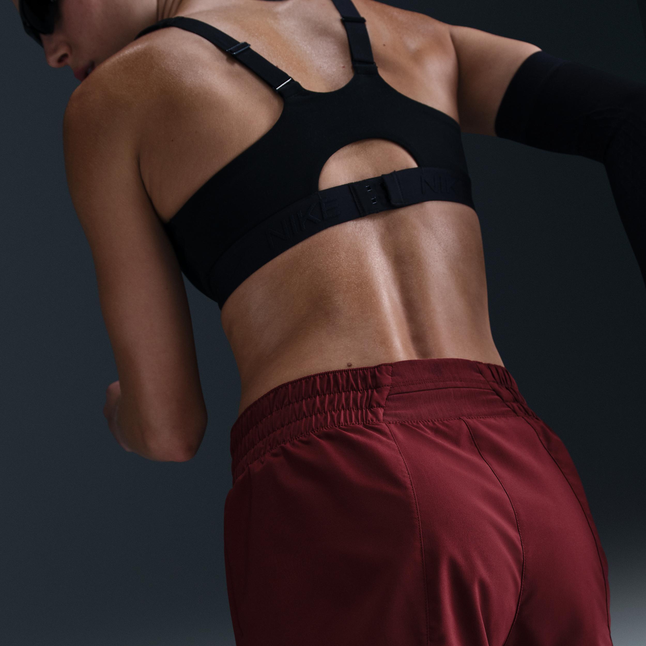 Nike Women's One Dri-FIT Mid-Rise 3" Brief-Lined Shorts Product Image