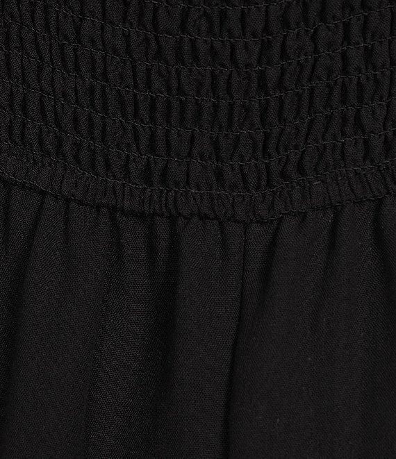 Blu Pepper Flutter Sleeve Smocked V-Neck Midi Dress Product Image