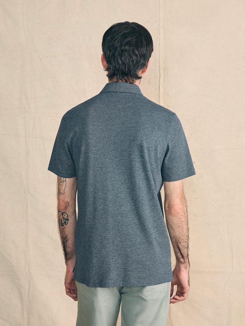 Movement™ Short-Sleeve Pique Polo Shirt (Tall) - Dusty Iron Heather Product Image