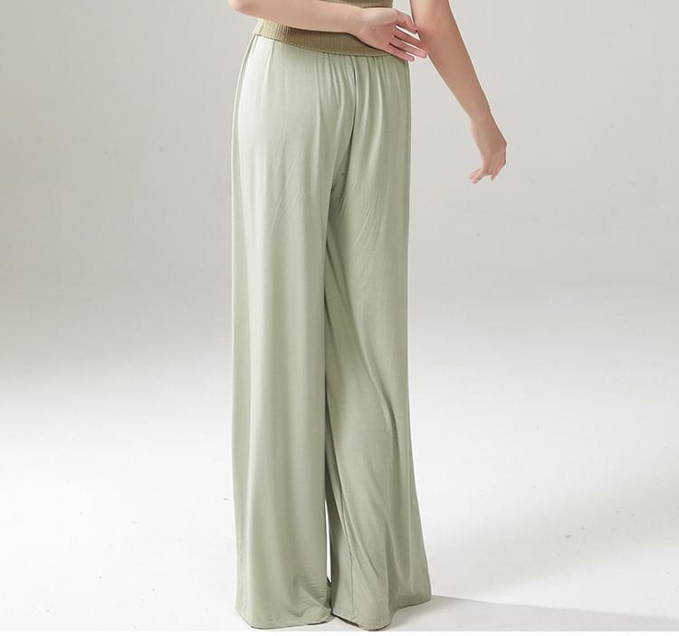 Flared-Sleeve Plain Dance Top / Tank Top Product Image