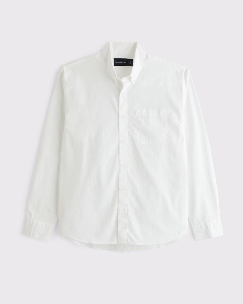 Poplin Button-Up Shirt Product Image