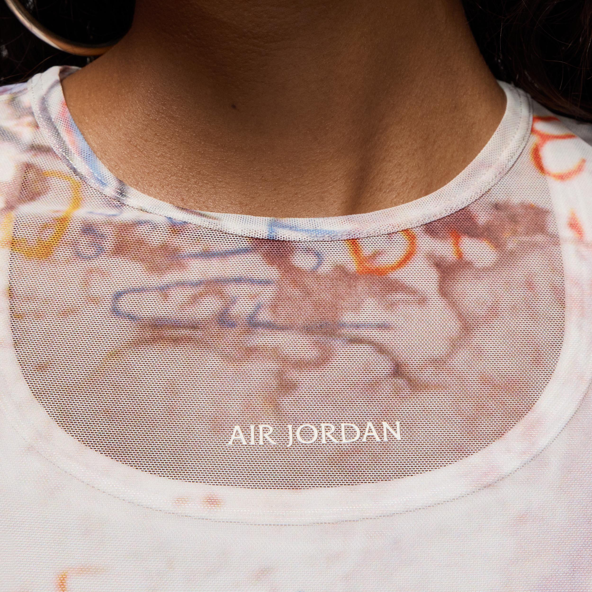 Women's Air Jordan Mesh Long-Sleeve Top Product Image