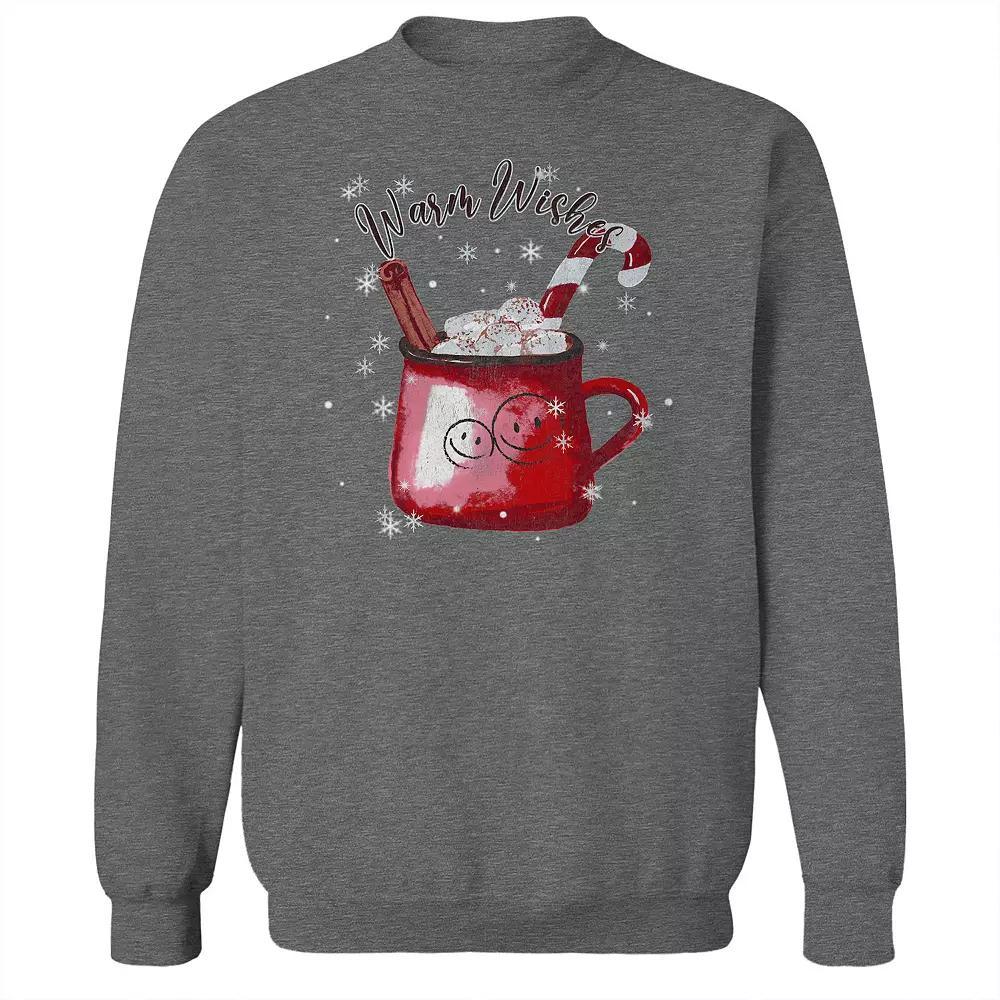 Men's Warm Wishes Fleece Sweatshirt, Women's, Size: XXL, Grey Heather Product Image