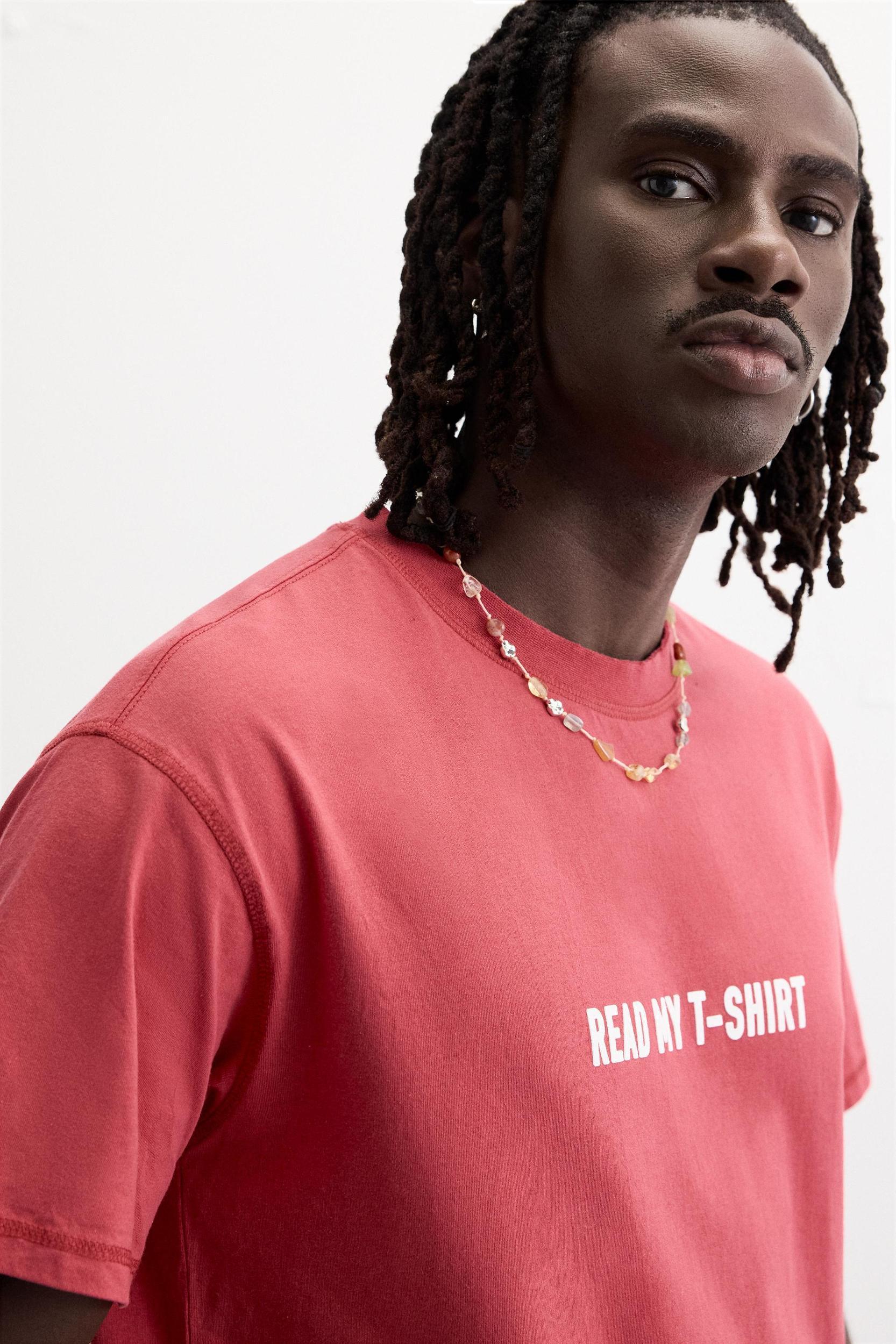 TEXT PRINT T-SHIRT Product Image