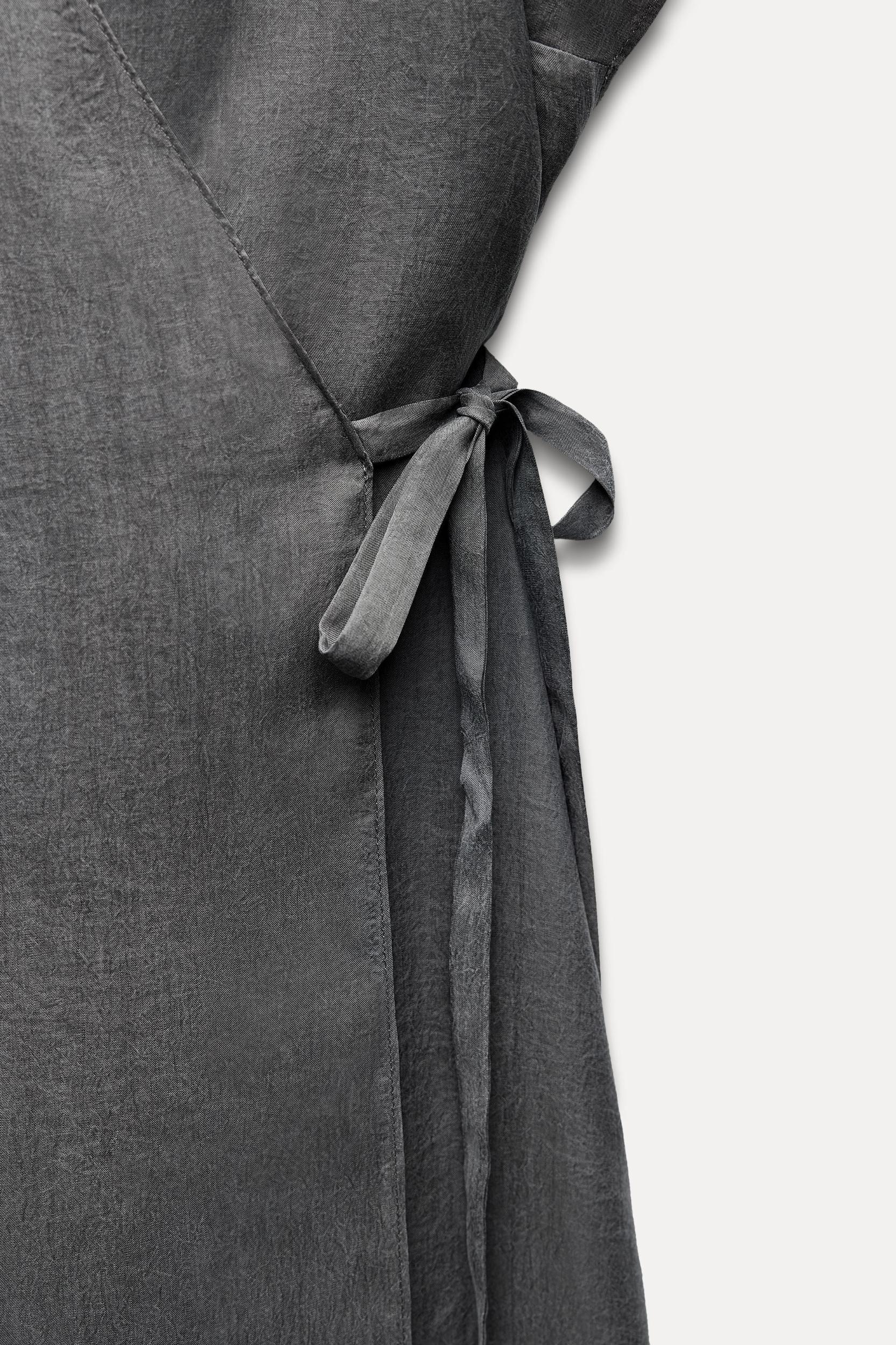 TIED MIDI DRESS ZW COLLECTION Product Image