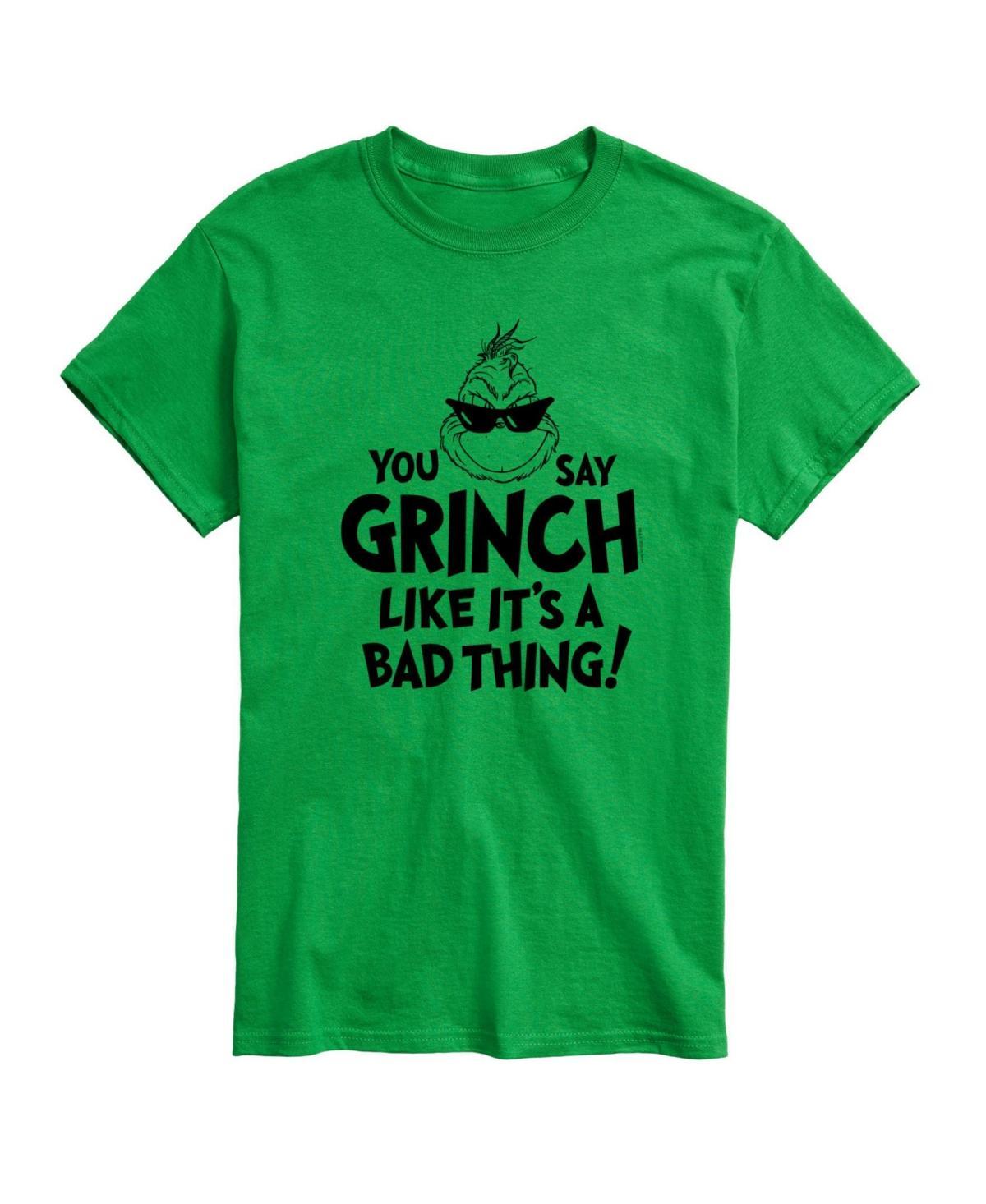 Mens Dr. Seuss The Grinch Face Graphic Tee Product Image