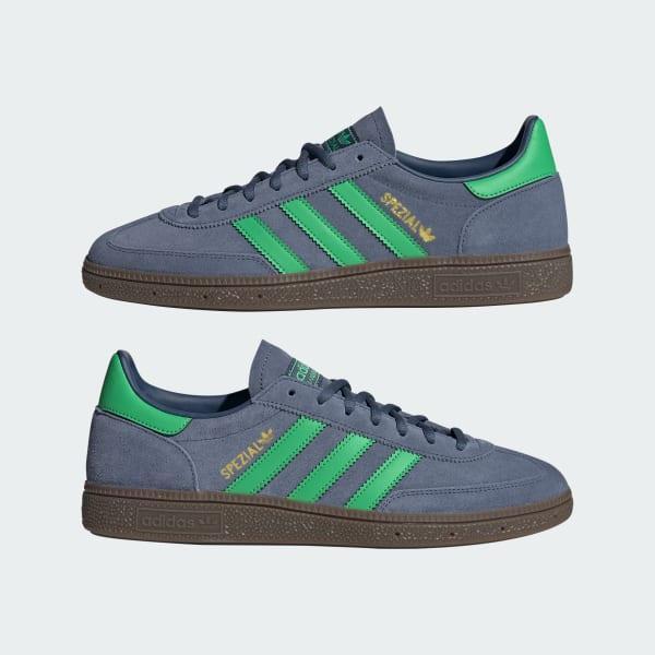 adidas Gender Inclusive Handball Spezial Sneaker in Preloved Ink/green/gold at Nordstrom, Size 10.5 Women's Product Image