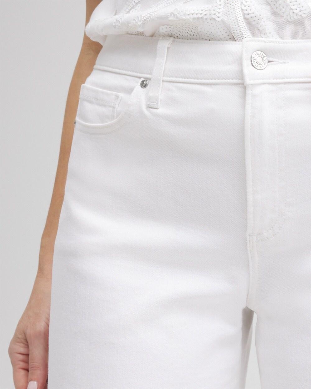 High Rise Wide Leg Cropped Jeans Product Image