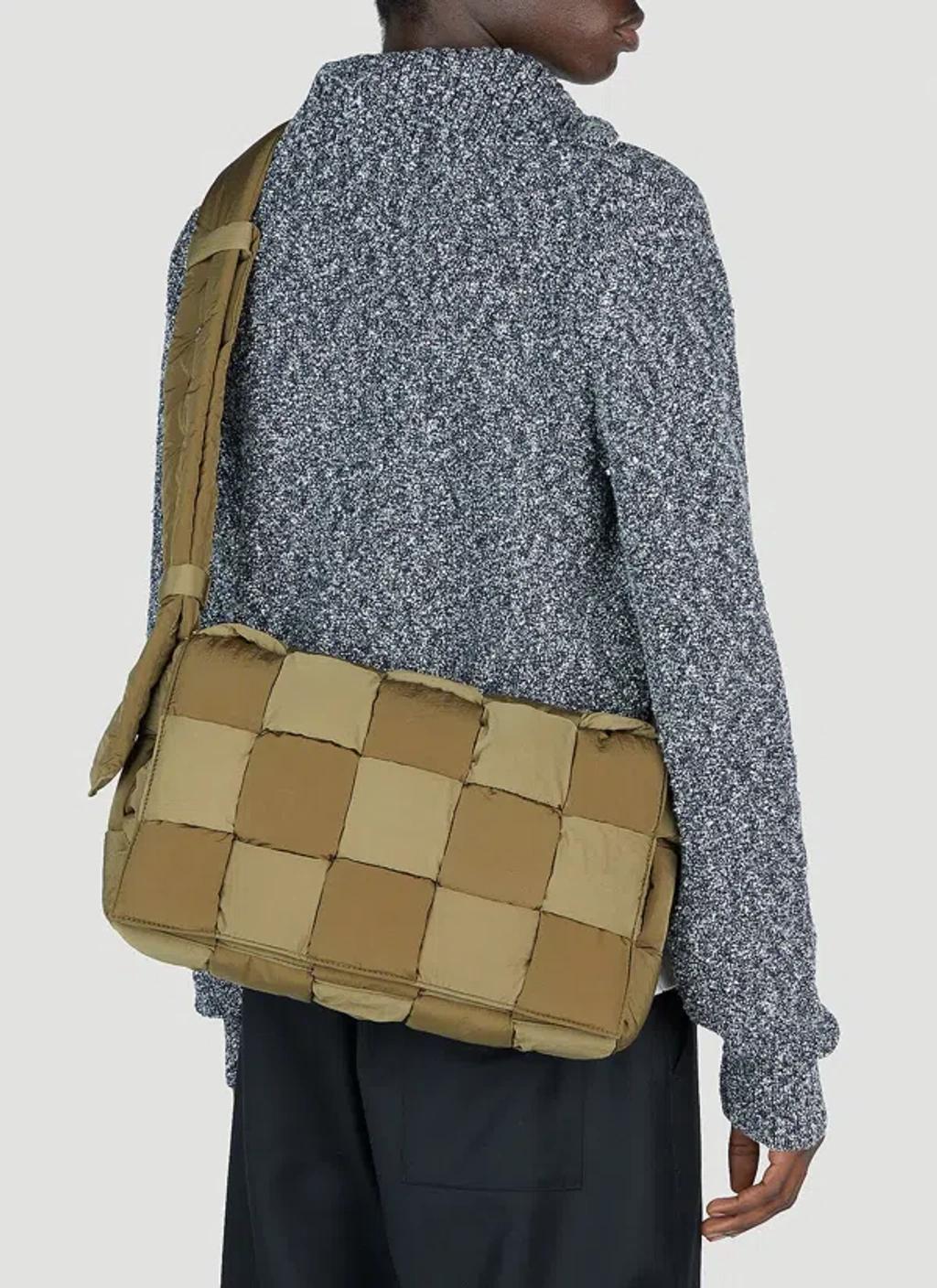BOTTEGA VENETA Men Paper Cassette Crossbody Bag In Brown Product Image