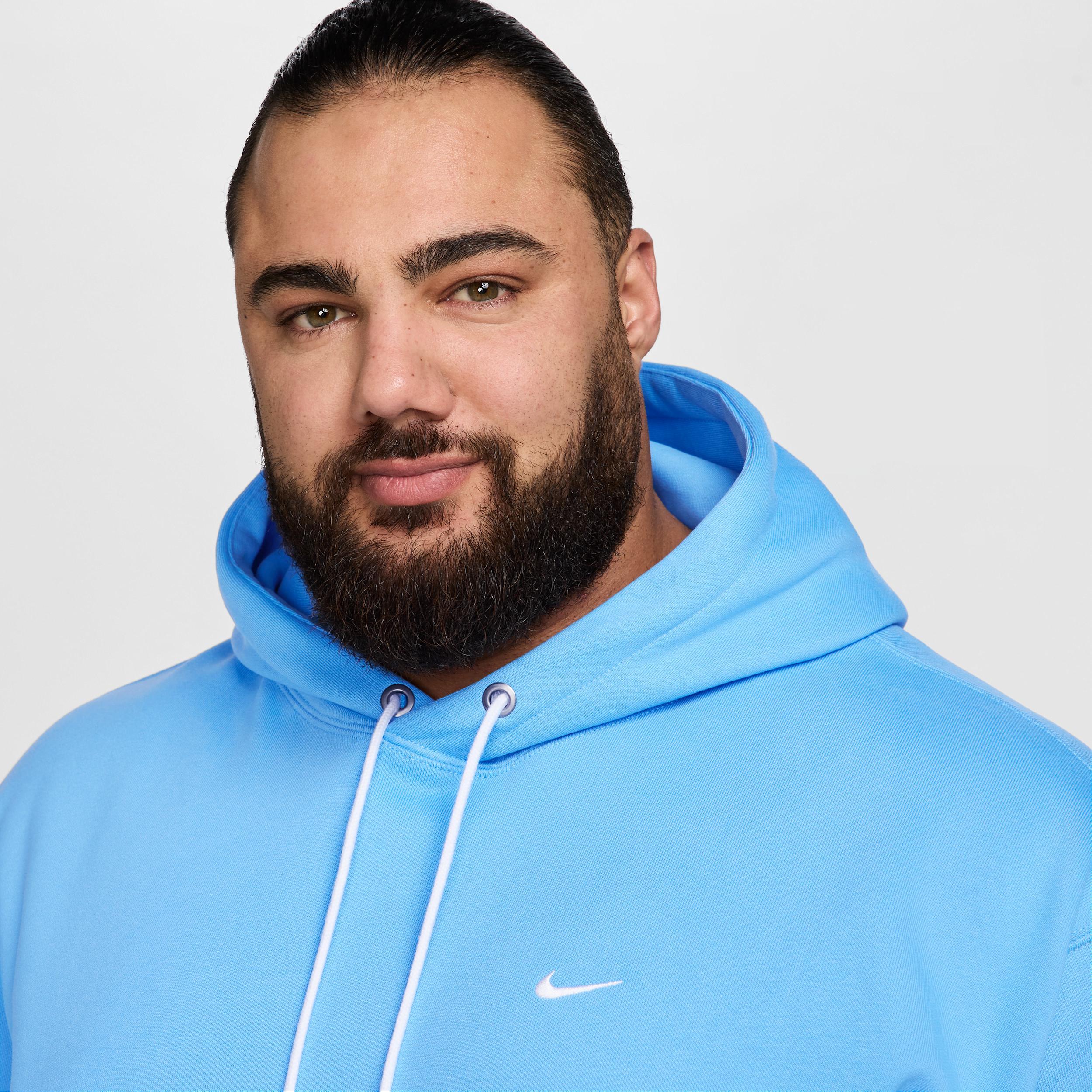 Nike Men's Solo Swoosh Fleece Pullover Hoodie Product Image