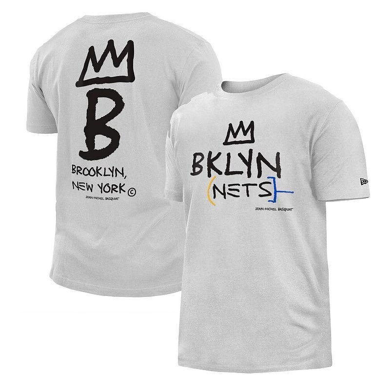 Mens New Era White Brooklyn Nets 2022/23 City Edition Big and Tall T-shirt Product Image
