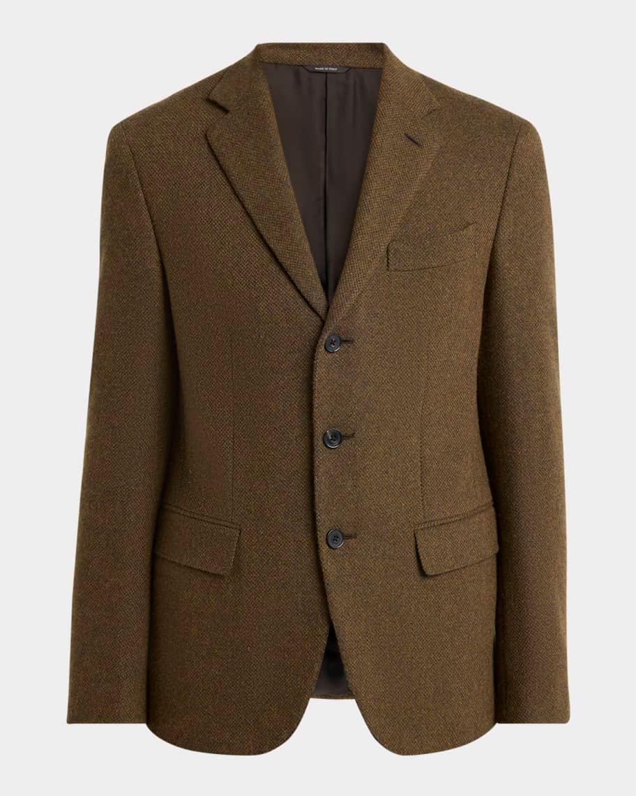 Mens Torino Single-Breasted Cashmere Jacket Product Image