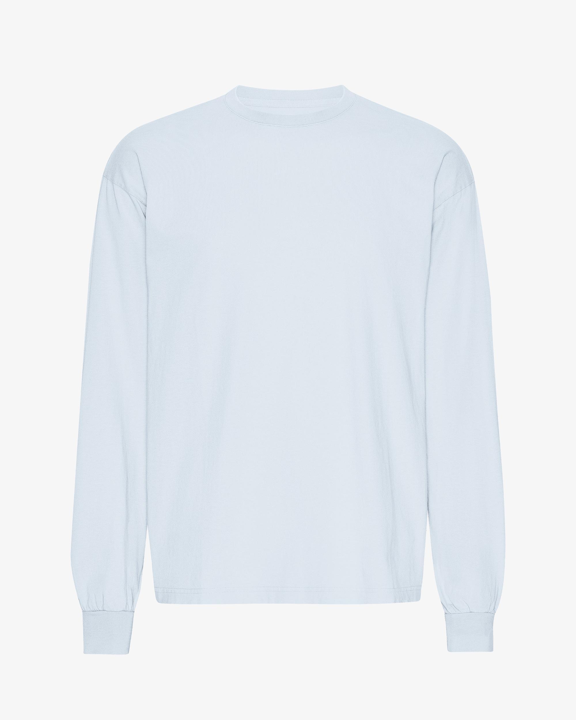 Oversized Organic LS T-Shirt - Polar Blue Product Image