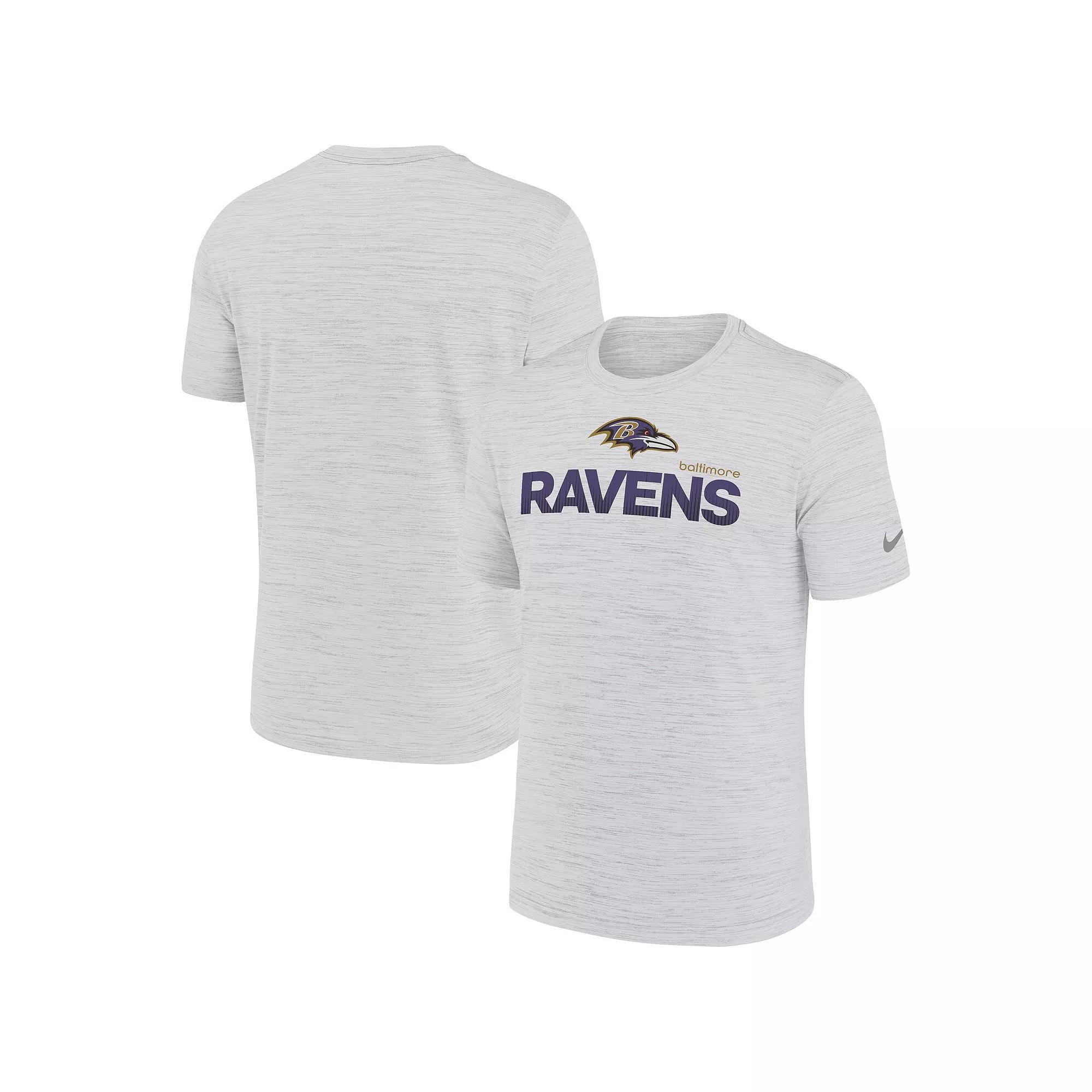 Men's Nike White Baltimore Ravens Blitz Velocity Modern Performance T-Shirt, Size: XL Product Image
