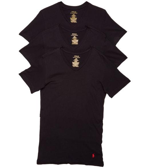 Polo Ralph Lauren Classic Fit V-Neck Undershirt, Pack of 3 Product Image