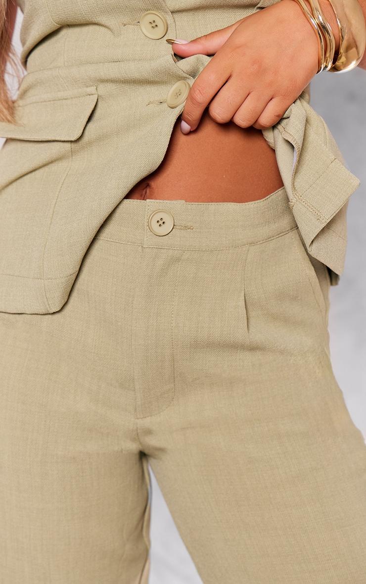 Sage Premium Tailored Woven High Waist Wide Leg Pants Product Image