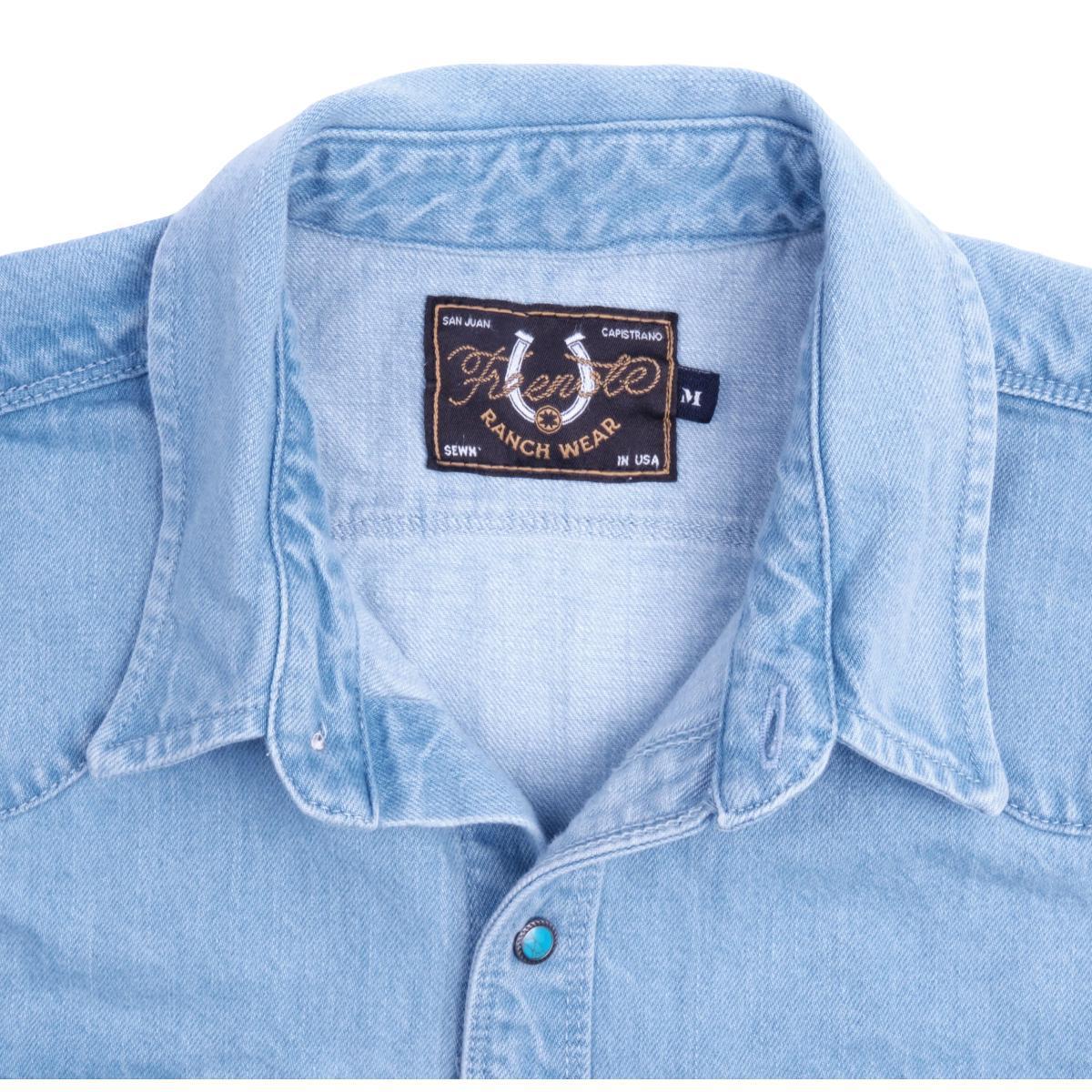 Modern Western 11 Ounce Bleached Denim Product Image