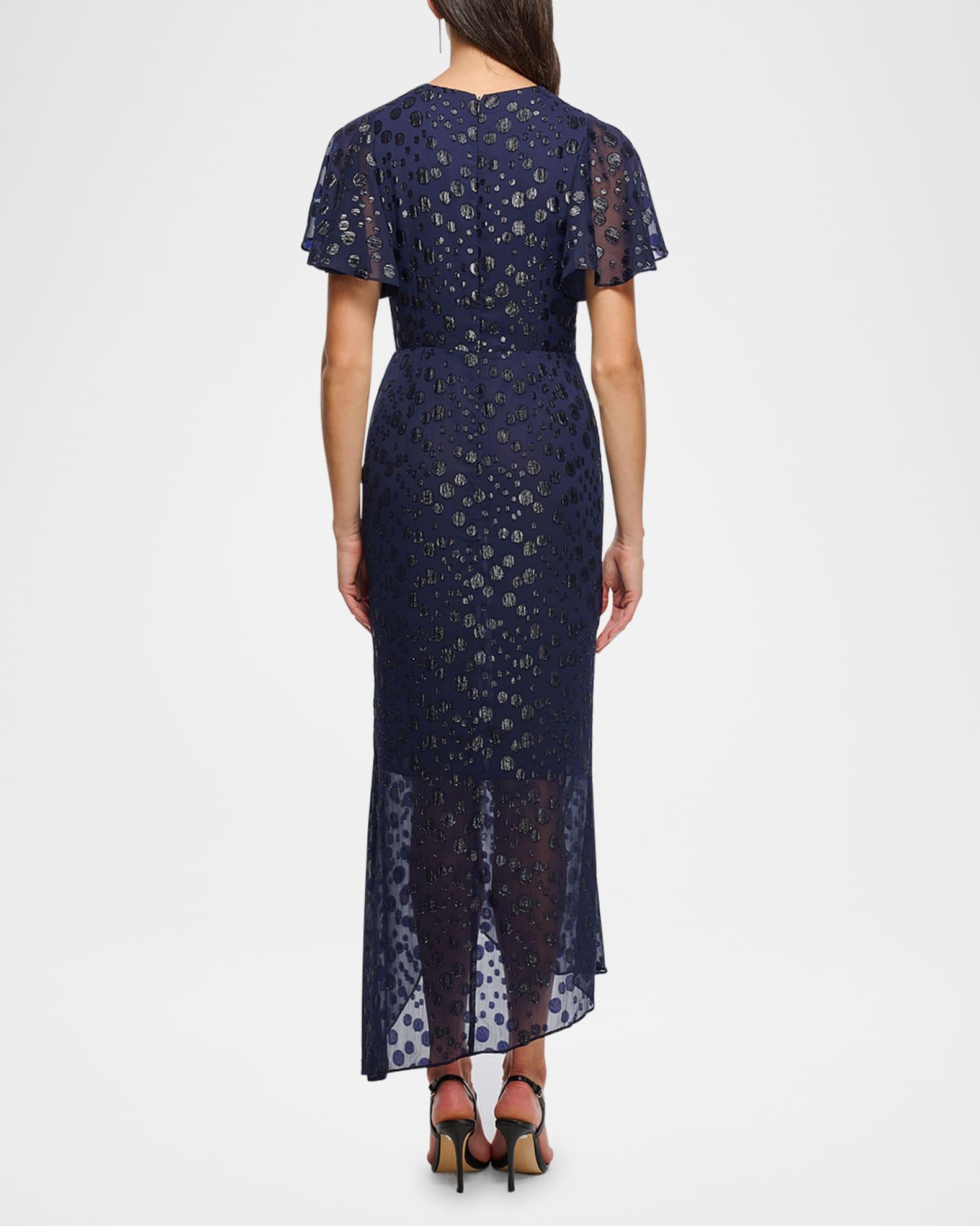Gentry Twist-Front Fil Coupe Maxi Dress Product Image