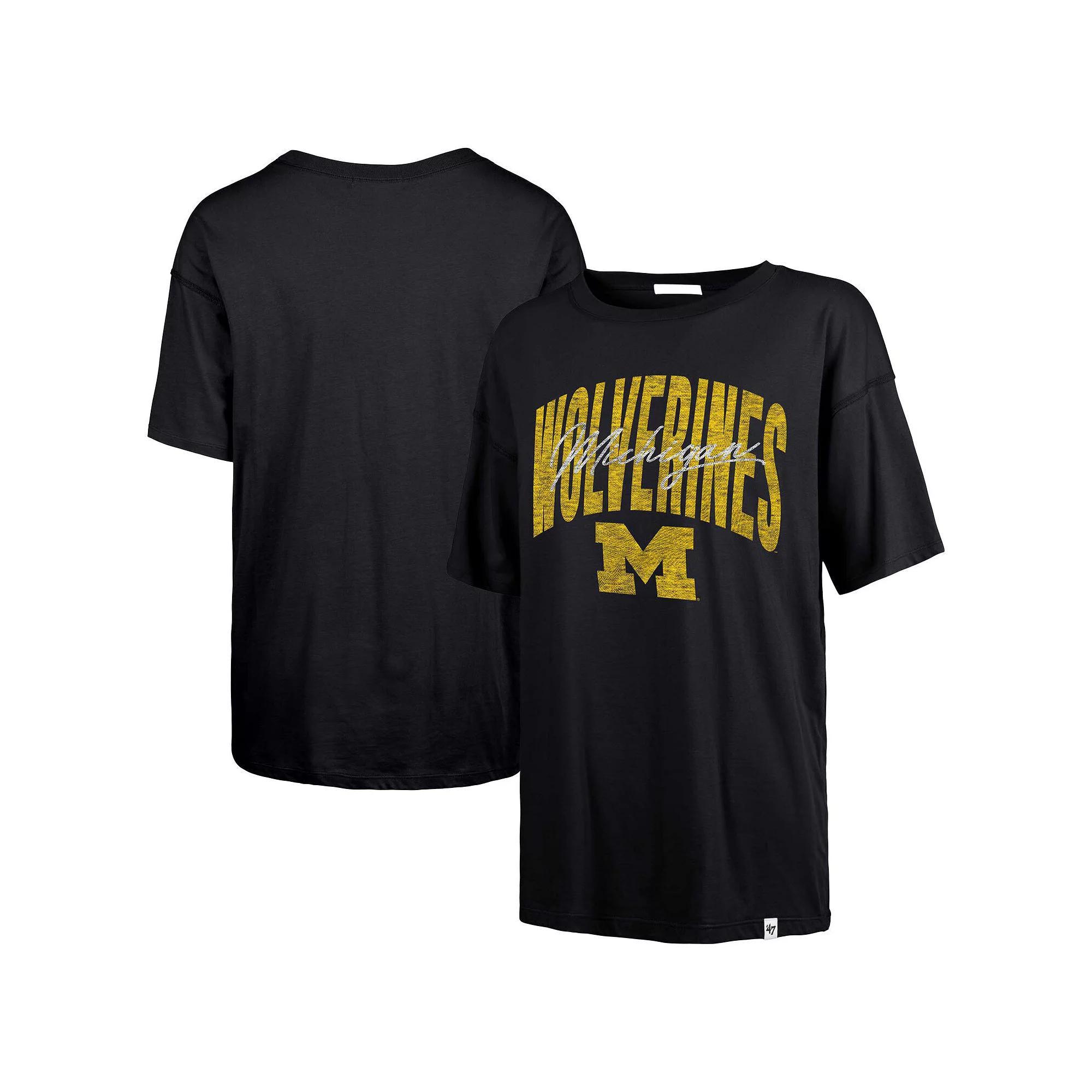 Women's '47  Navy Auburn Tigers Muse Sadie T-Shirt, Size: Large, Blue Product Image