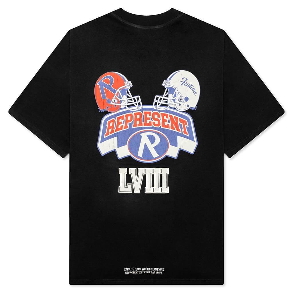 Feature x Represent Champions T-Shirt - Stained Black Male Product Image