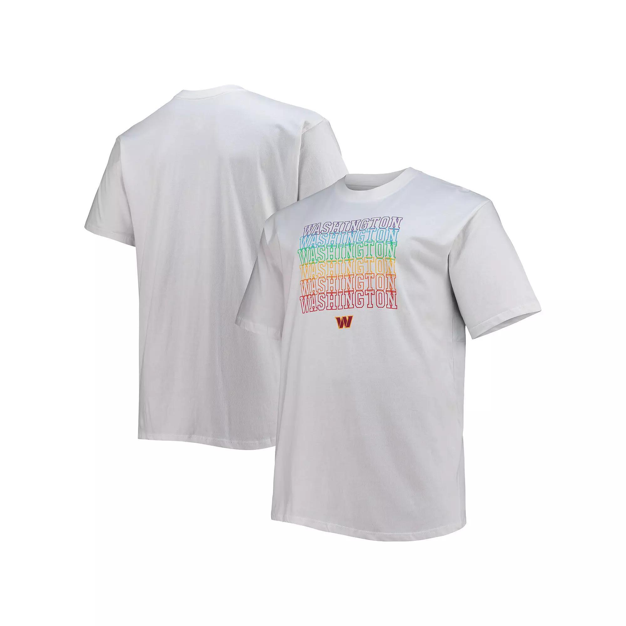 Men's Fanatics Branded White Washington Commanders Big & Tall City Pride T-Shirt, Size: 3XLT, Wft White Product Image