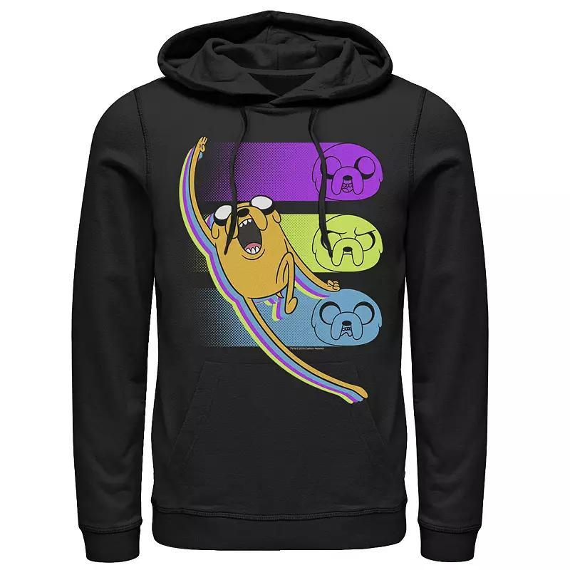 Men's Cartoon Network Adventure Time Jake Emotions Hoodie, Size: Small, Blue Product Image