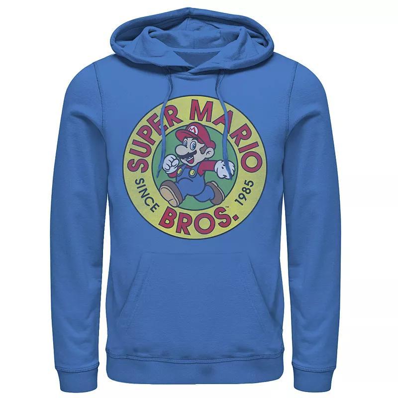 Mens Nintendo Super Mario Circle Badge Since 1985 Hoodie Product Image