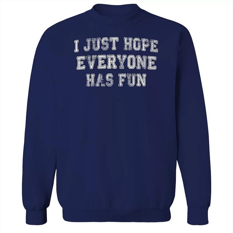 Men's Duke & Sons Hope Everyone Has Fun Graphic Sweatshirt, Size: Medium, Gray Green Product Image
