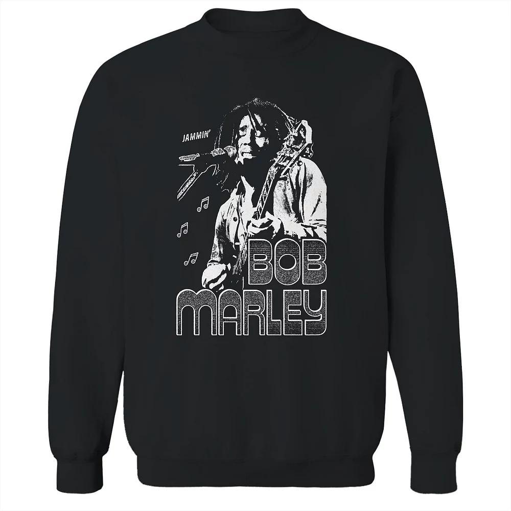 Junior's Bob Marley Bob Marley Jammin Graphic Fleece Sweatshirt, Women's, Size: XL, Black Product Image