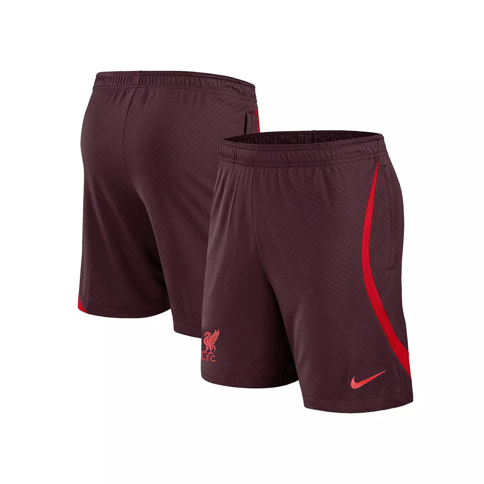 Men's Nike Maroon Liverpool 2022/23 Strike Performance Shorts, Size: Small, Lvp Red Product Image