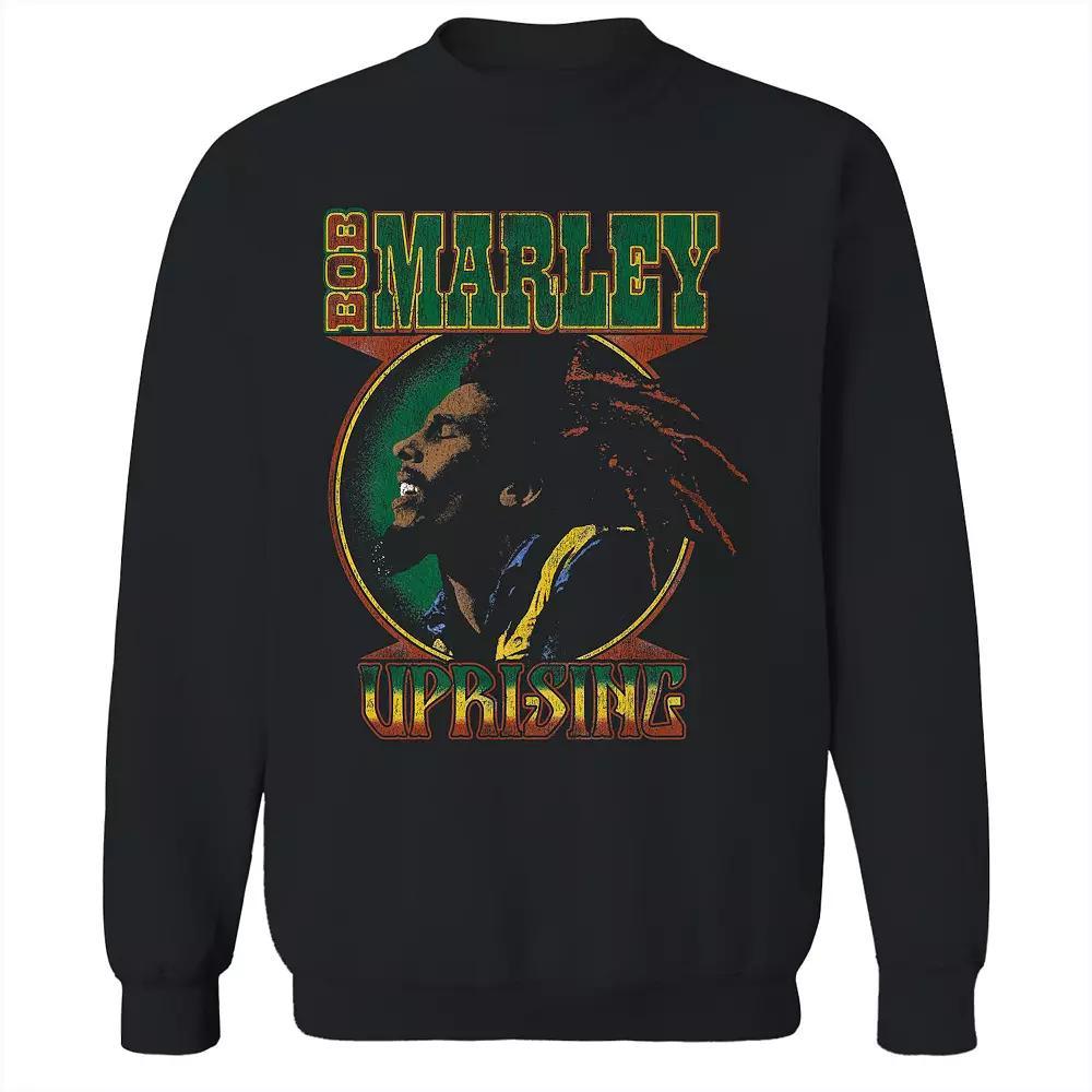 Junior's Bob Marley Uprising Bob Marley Graphic Fleece Sweatshirt, Women's, Size: XXL, Black Product Image