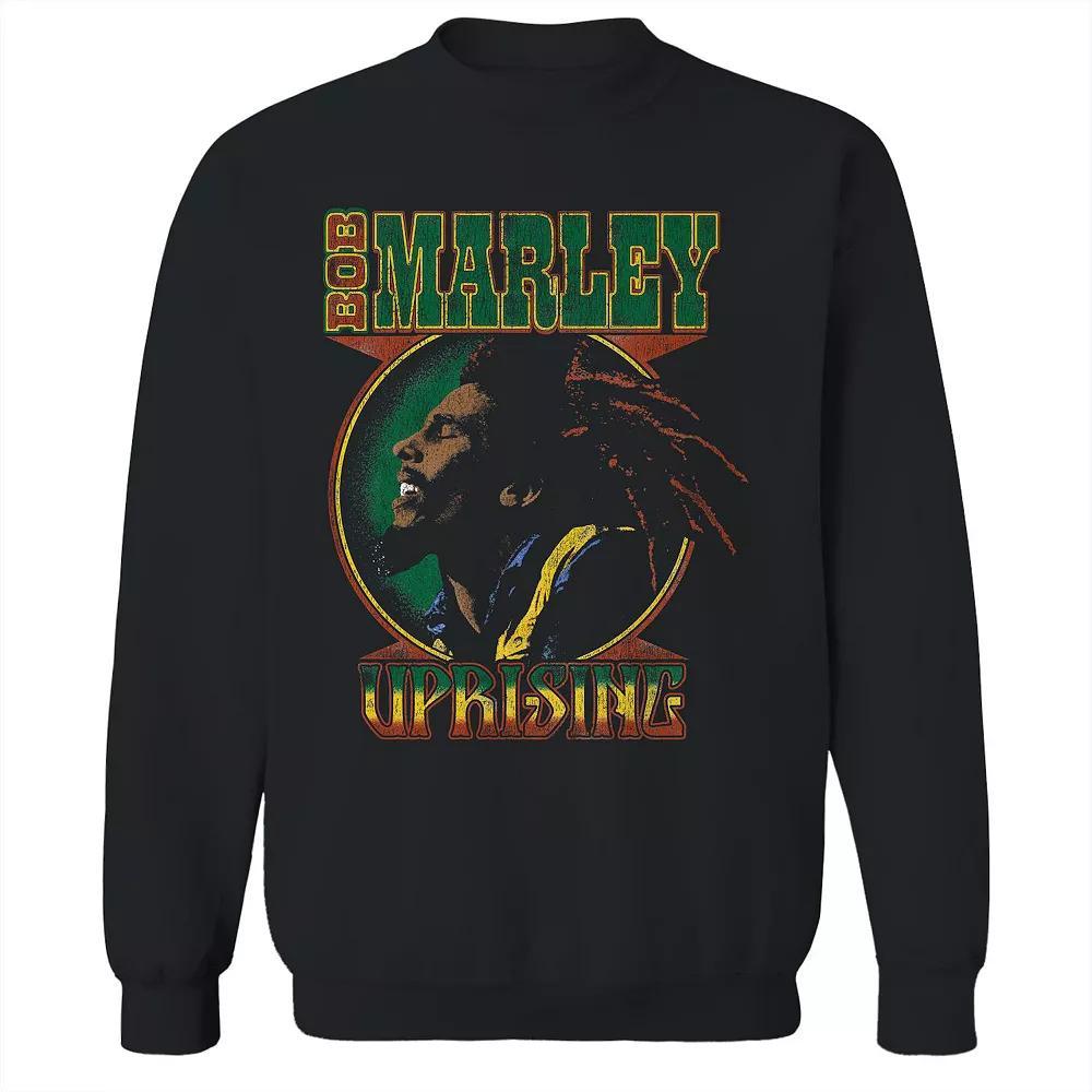 Men's Curb Your Enthusiasm Logo Curb Your Enthusiasm Graphic Fleece Crew Sweatshirt, Size: Small, Black Product Image