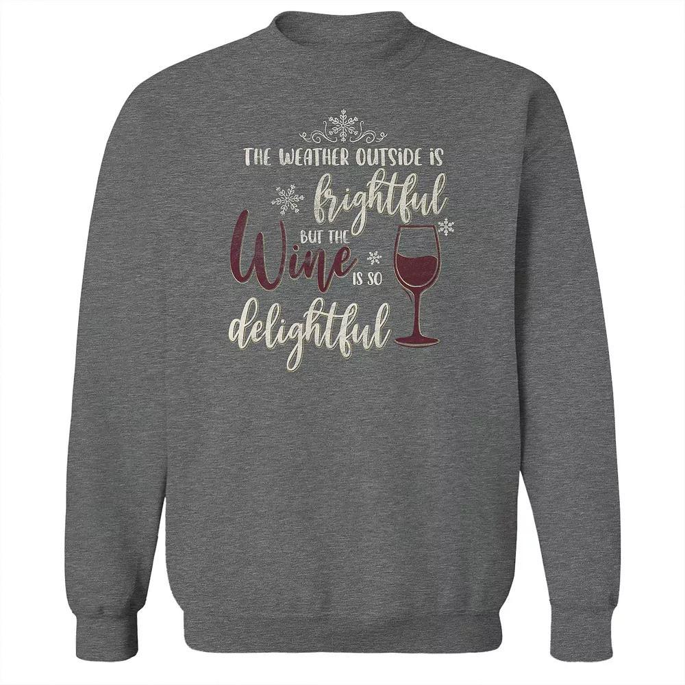 Men's The Weather Outside Fleece Sweatshirt, Women's, Size: Large, Grey Heather Product Image