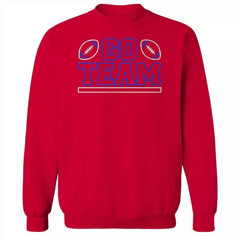 Men's Duke & Sons Team Graphic Sweatshirt, Size: XL, Navy Gray Product Image