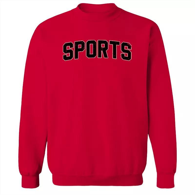 Men's Duke & Sons Sports Graphic Sweatshirt, Size: XL, Black Yellow Product Image