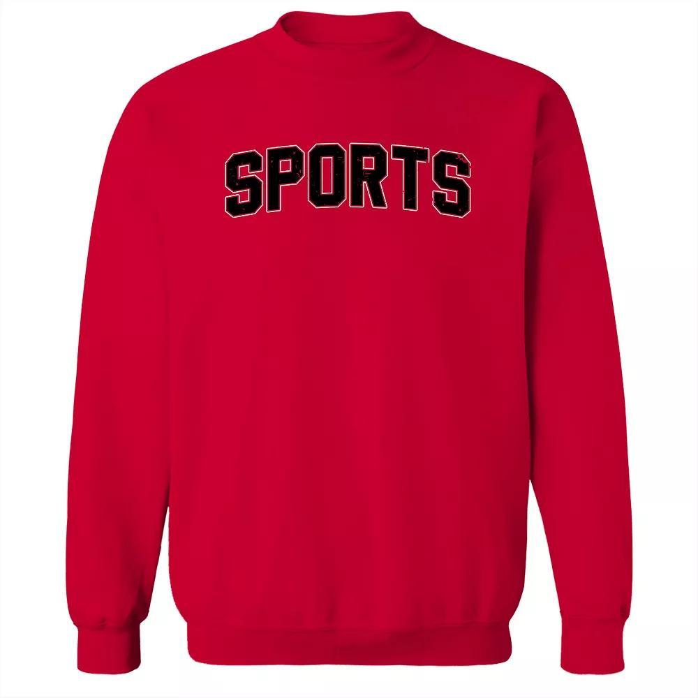 Men's Duke & Sons Sports Graphic Sweatshirt, Size: XL, Black Yellow Product Image