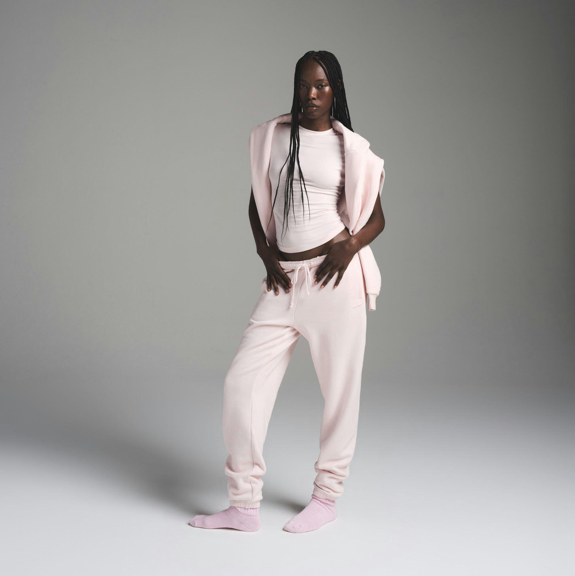 COTTON FLEECE CLASSIC JOGGER | BARELY PINK Product Image