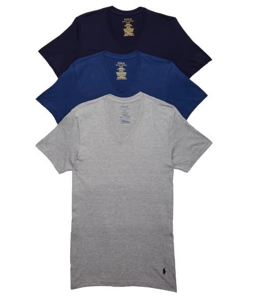 Polo Ralph Lauren Classic Fit V-Neck Undershirt, Pack of 3 Product Image
