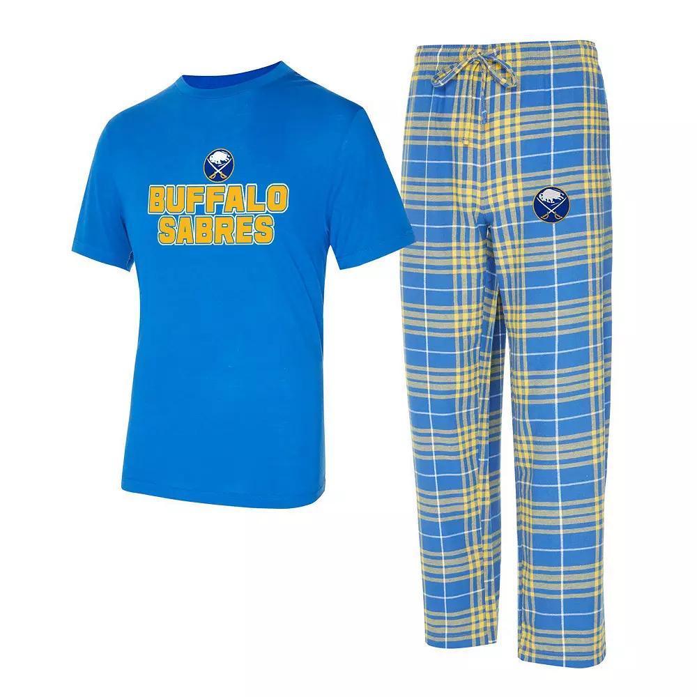 Mens Concepts Sport Buffalo Sabres Vector T-Shirt & Pants Sleep Set Product Image